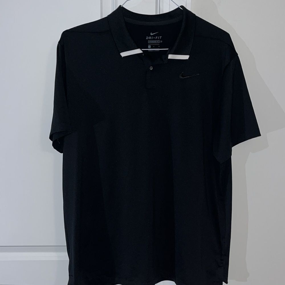 Nike Very Cool Dry Performance Tournament Button Yoke Tennis Polo Shirt Classic